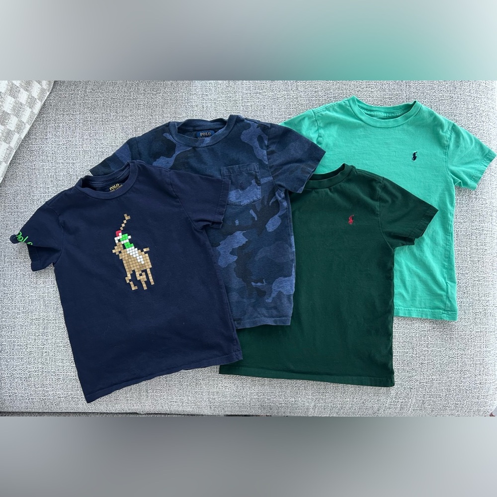 Polo Ralph Lauren Boys Size 6 T-Shirts (total qty:4)